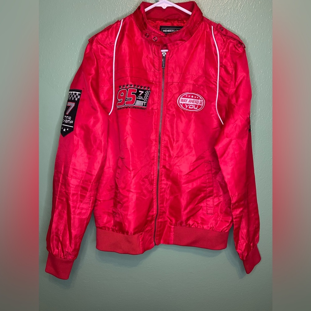 Members Only Disney Pixar Cars Red Racer Jacket